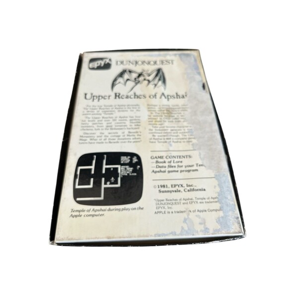 Epyx Upper Reaches of Apshai Expansion Commodore 64 Cassettes Original Box READ - Picture 4 of 5